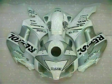 Carénage Moto CBR 1000 RR 2004-2005 - Blanc Argent Repsol