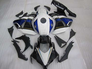 Carénage Moto CBR 1000 RR 2004-2005 - Noir Blanc Bleu