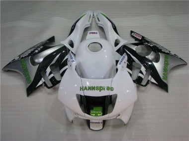 Carénage Moto CBR 600 F3 1995-1998 - Blanc Vert Hannspree