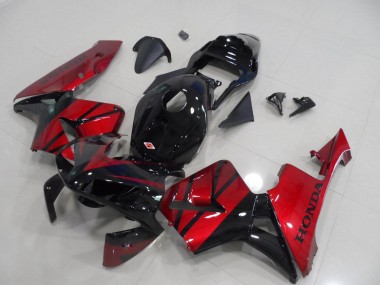 Carénage Moto CBR 600 RR 2003-2004 - Noir Rouge Bonbon