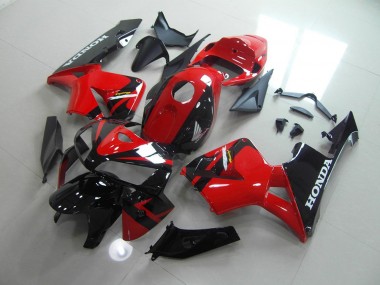 Carénage Moto CBR 600 RR 2005-2006 - Rouge Noir