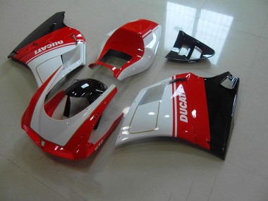 Carénage Moto Ducati 748 916 996 996S 1993-2005 - Rouge Blanc