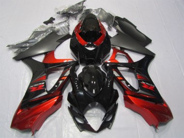 Carénage Moto GSXR 1000 K7 2007-2008 - Noir Rouge