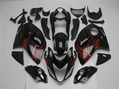 Carénage Moto GSXR 1300 Hayabusa 2008-2019 - Noir Rouge