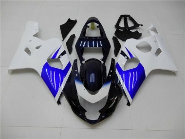 Carénage Moto GSXR 600 / 750 K4 2004-2005 - Blanc Bleu