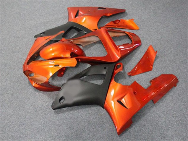 Carénage Moto R1 2000-2001 - Orange Noir