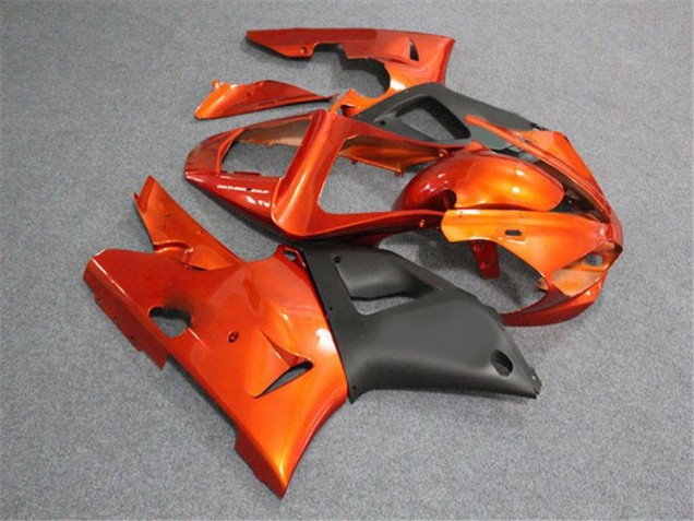 Carénage Moto R1 2000-2001 - Orange Noir