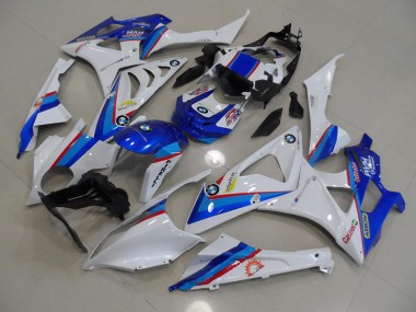 Carénage Moto S1000RR 2009-2014 - Bleu Blanc