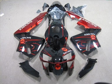 Carénage Moto ZX10R 2003-2005 - Noir Rouge Racardi