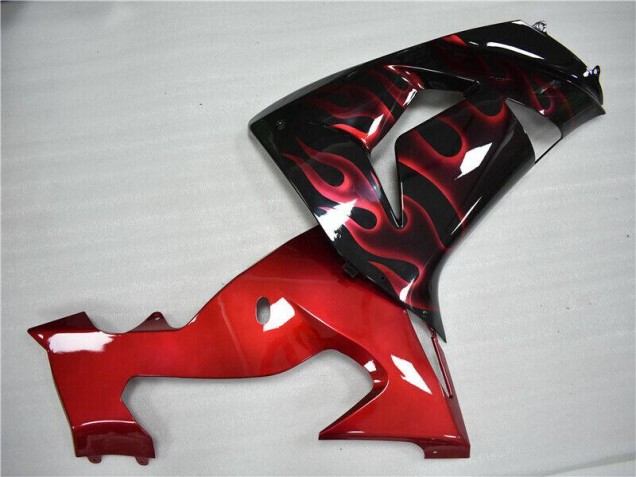 Carénage Moto ZX10R 2006-2007 - Rouge Flamme