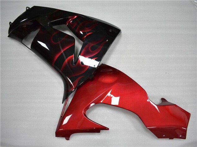 Carénage Moto ZX10R 2006-2007 - Rouge Flamme