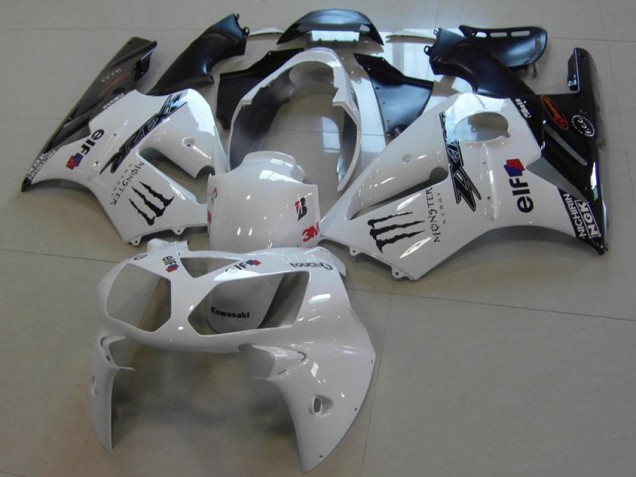 Carénage Moto ZX12R 2002-2006 - Blanc Monster