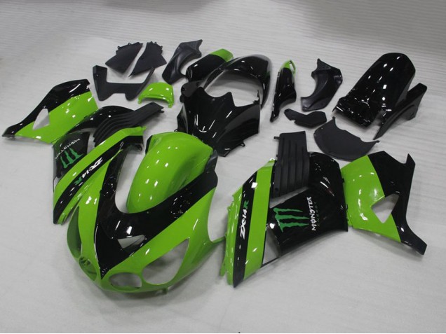 Carénage Moto ZX14R ZZR 1400 2006-2011 - Vert Monster