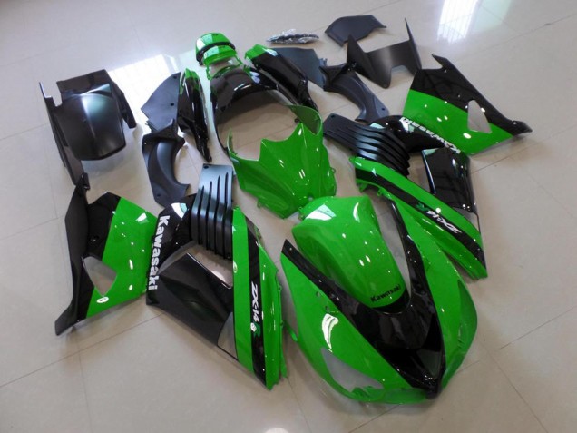 Carénage Moto ZX14R ZZR 1400 2006-2011 - Vert et Noir