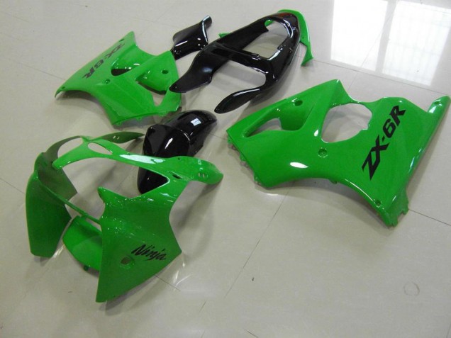 Carénage Moto ZX6R 2000-2002 - Vert Noir Tail