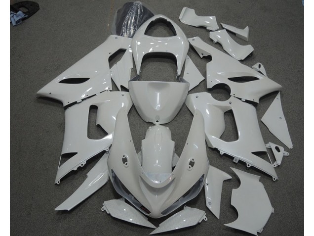 Carénage Moto ZX6R 2005-2006 - Blanc