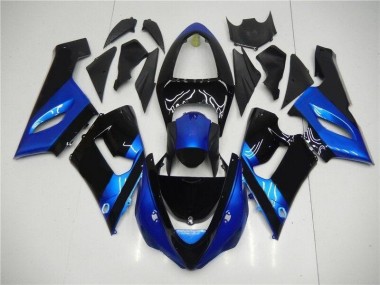 Carénage Moto ZX6R 2005-2006 - Bleu Noir