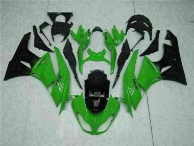 Carénage Moto ZX6R 2009-2012 - Noir Vert