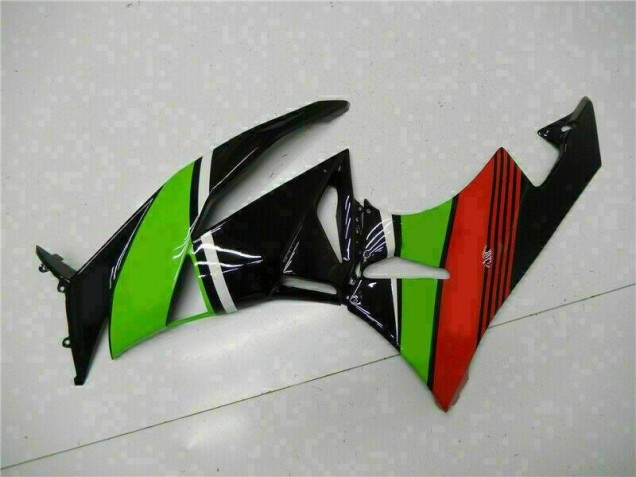 Carénage Moto ZX6R 2009-2012 - Noir Vert Rouge