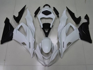 Carénage Moto ZX6R 2013-2018 - Blanc Noir 636