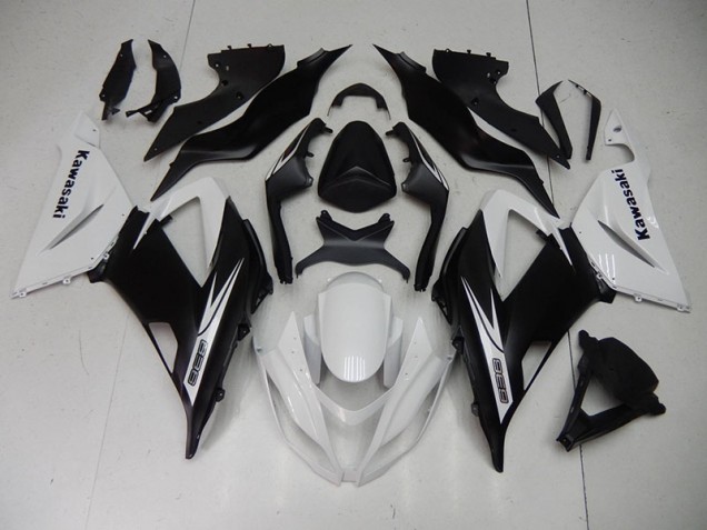 Carénage Moto ZX6R 2013-2018 - Noir Blanc