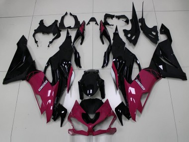 Carénage Moto ZX6R 2019-2023 - Rose Noir