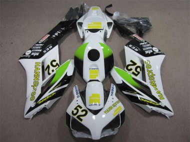 Carénages Moto CBR 1000 RR 2004-2005 - Blanc Vert Hannspree 52