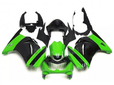 Carénages Moto EX250 2008-2012 - Vert Noir