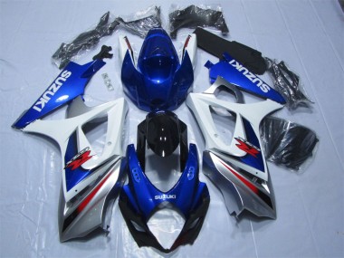 Carénages Moto GSXR 1000 K7 2007-2008 - Bleu Blanc