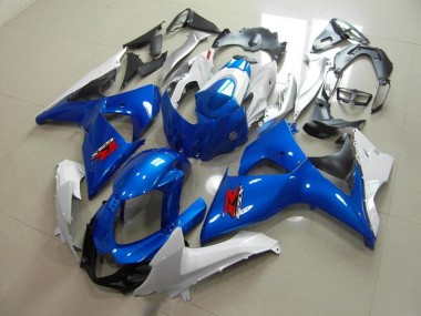 Carénages Moto GSXR 1000 K9 2009-2016 - Bleu et Blanc Style OEM