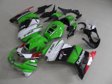 Carénages Moto ZX 250R 2008-2012 - Vert Blanc Noir