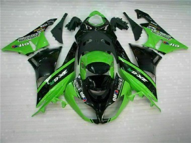 Carénages Moto ZX6R 2009-2012 - Vert Noir