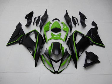 Carénages Moto ZX6R 2013-2018 - Noir Vert