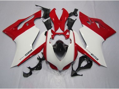 Carrosserie Moto Ducati 1199 2011-2014 - Blanc Rouge