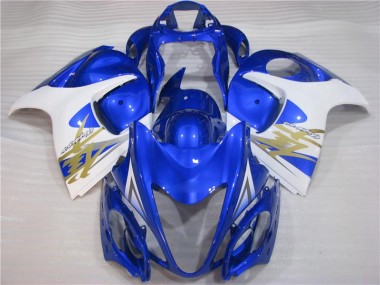 Carrosserie Moto GSXR 1300 Hayabusa 2008-2019 - Bleu Blanc