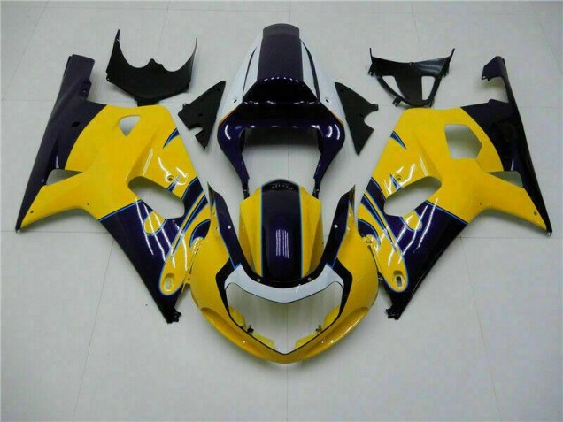 Carrosserie Moto GSXR 600 / 750 K1 K2 K3 2001-2003 - Jaune